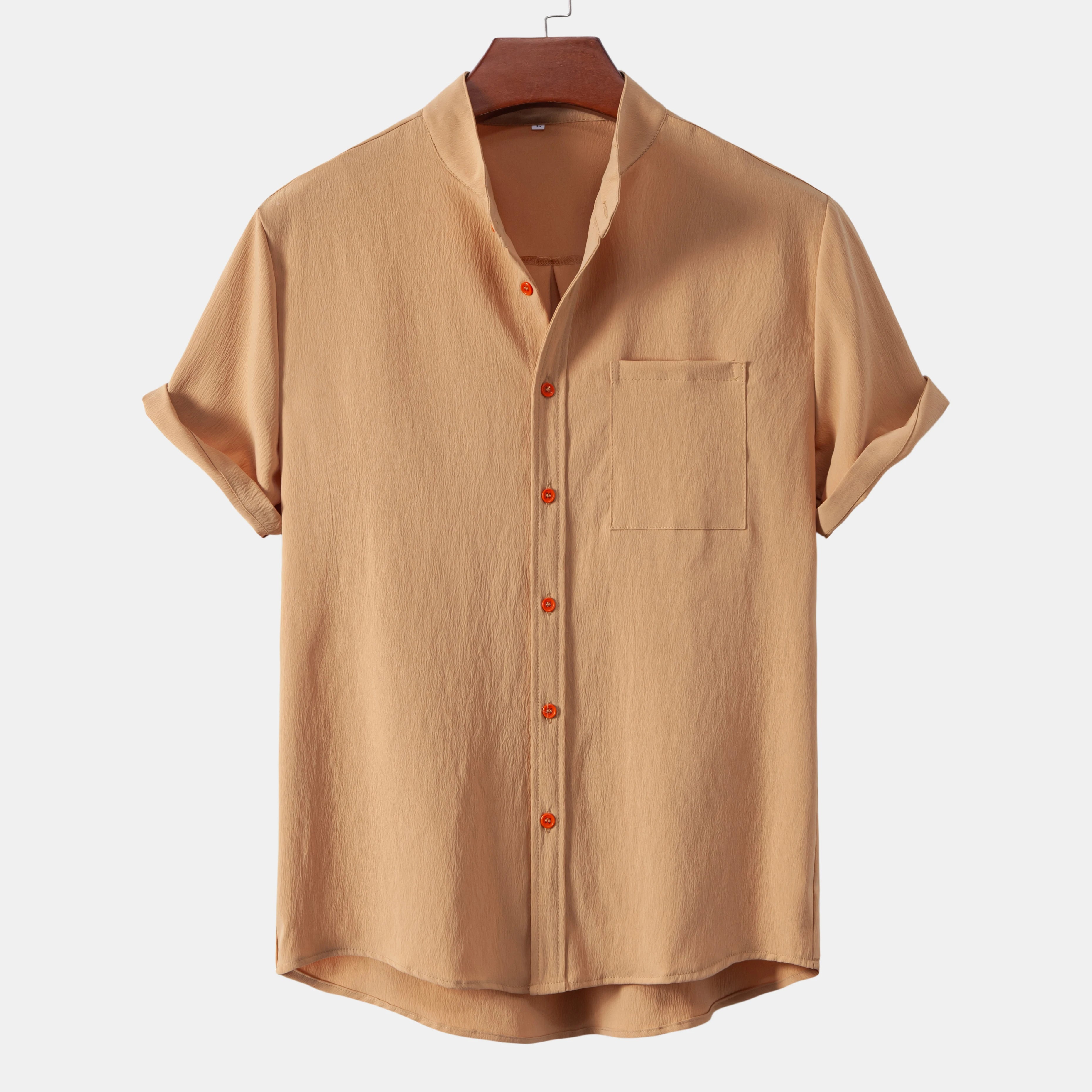 CALIAH - GRANDAD COLLAR SHIRT