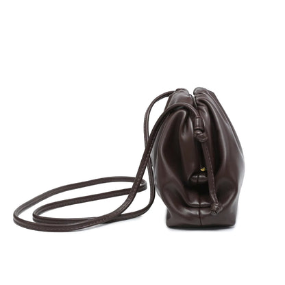 Crossbody Bag - Small Faux Leather Satchel with Versatile Strap