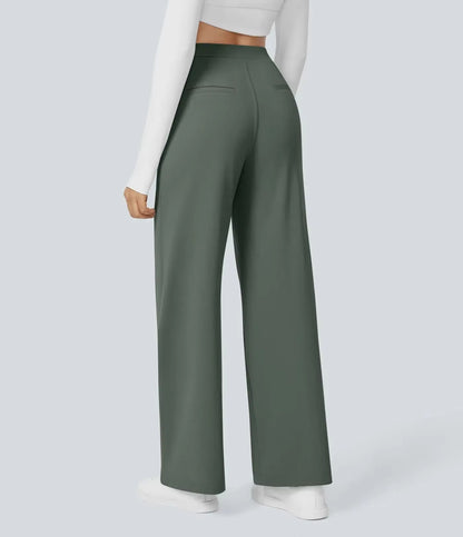 Caliah Signature - High Waist Wide-Leg Trousers
