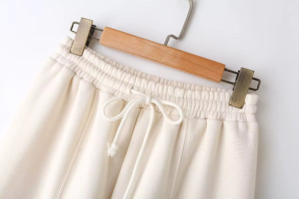 Breeze Set – Sweatshirt Jacket Bomber & Wide Leg