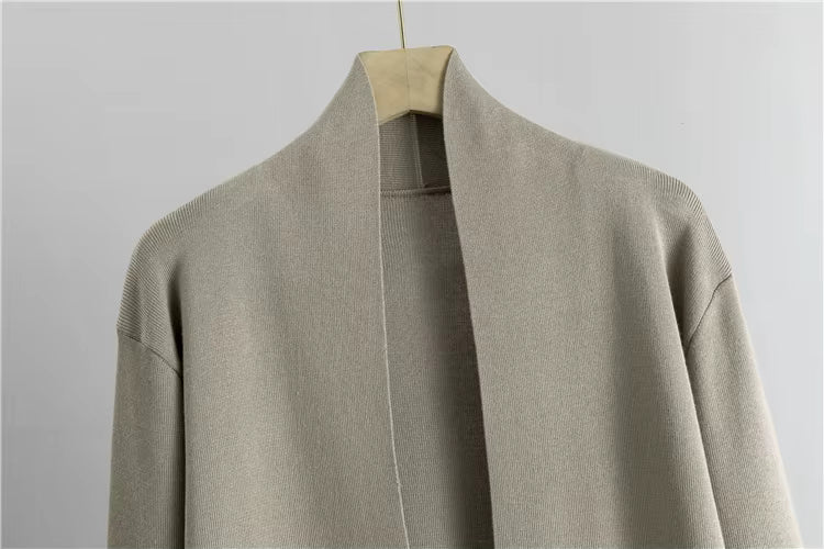 VERENA - Knitted Co-ord Suit – Cardigan, Top & Trousers