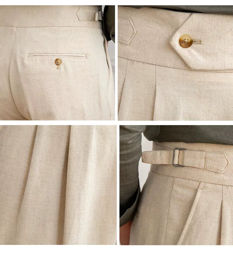 Caliah Premium High Waist Tailored Pants