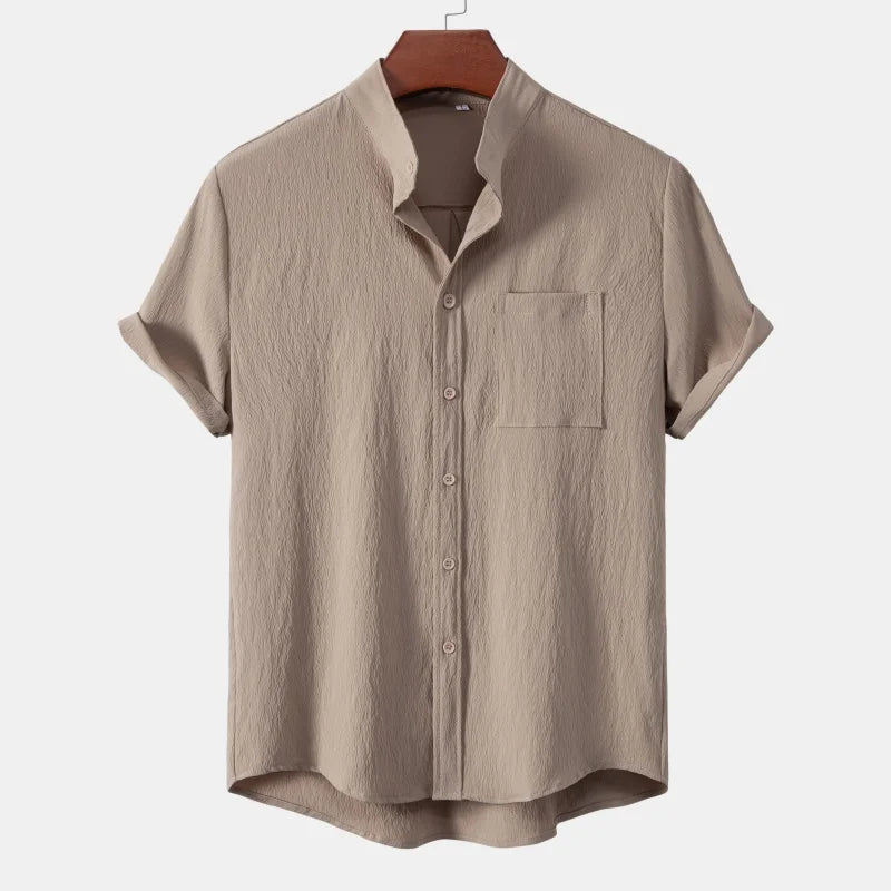 CALIAH - GRANDAD COLLAR SHIRT