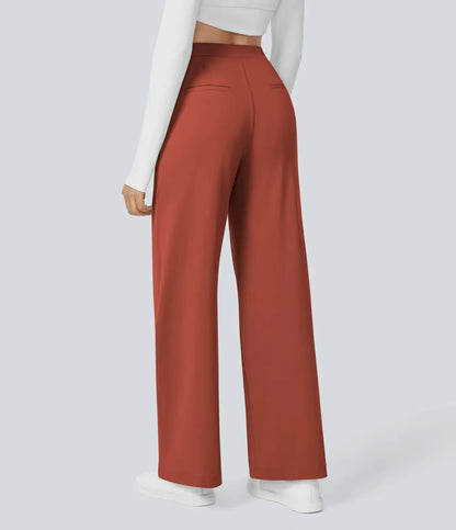 Caliah Signature - High Waist Wide-Leg Trousers