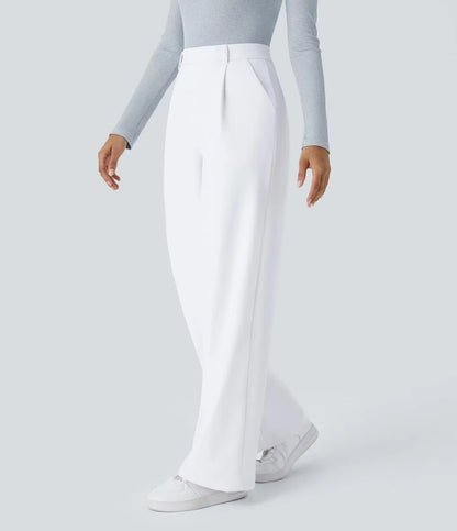 Caliah Signature - High Waist Wide-Leg Trousers