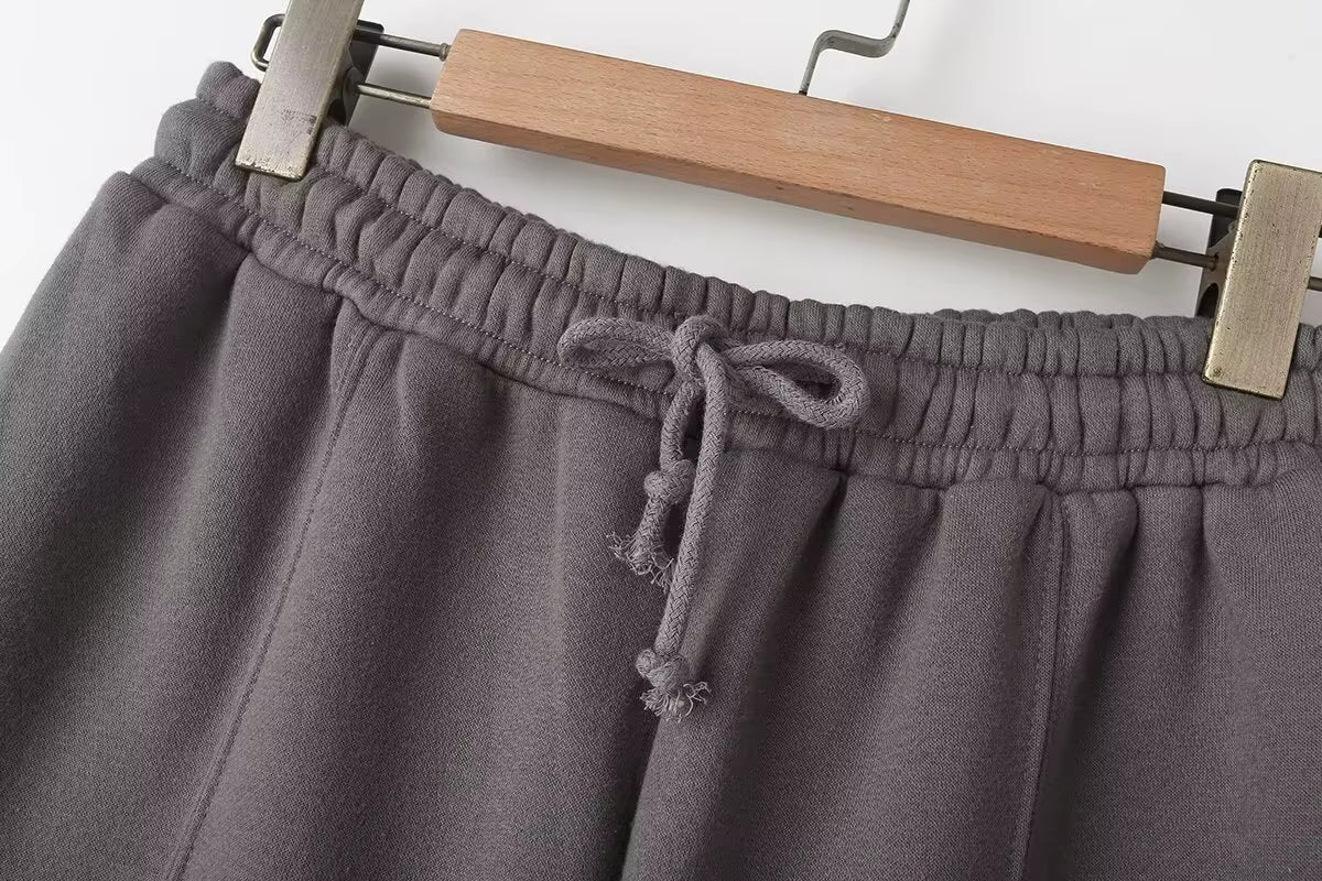 Breeze Set – Sweatshirt Jacket Bomber & Wide Leg