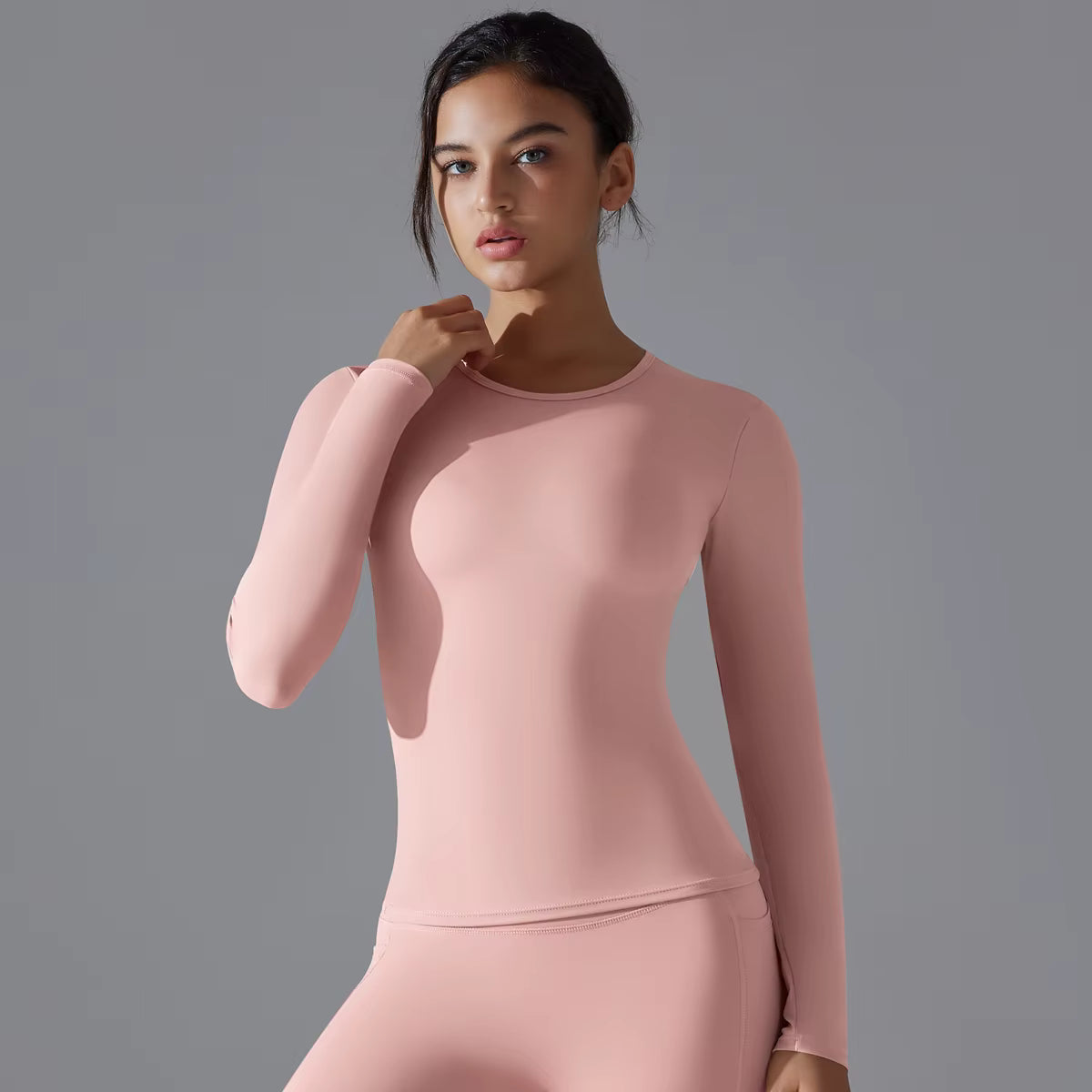 Caliah Gym - Elastic Long Sleeve Shirt Top