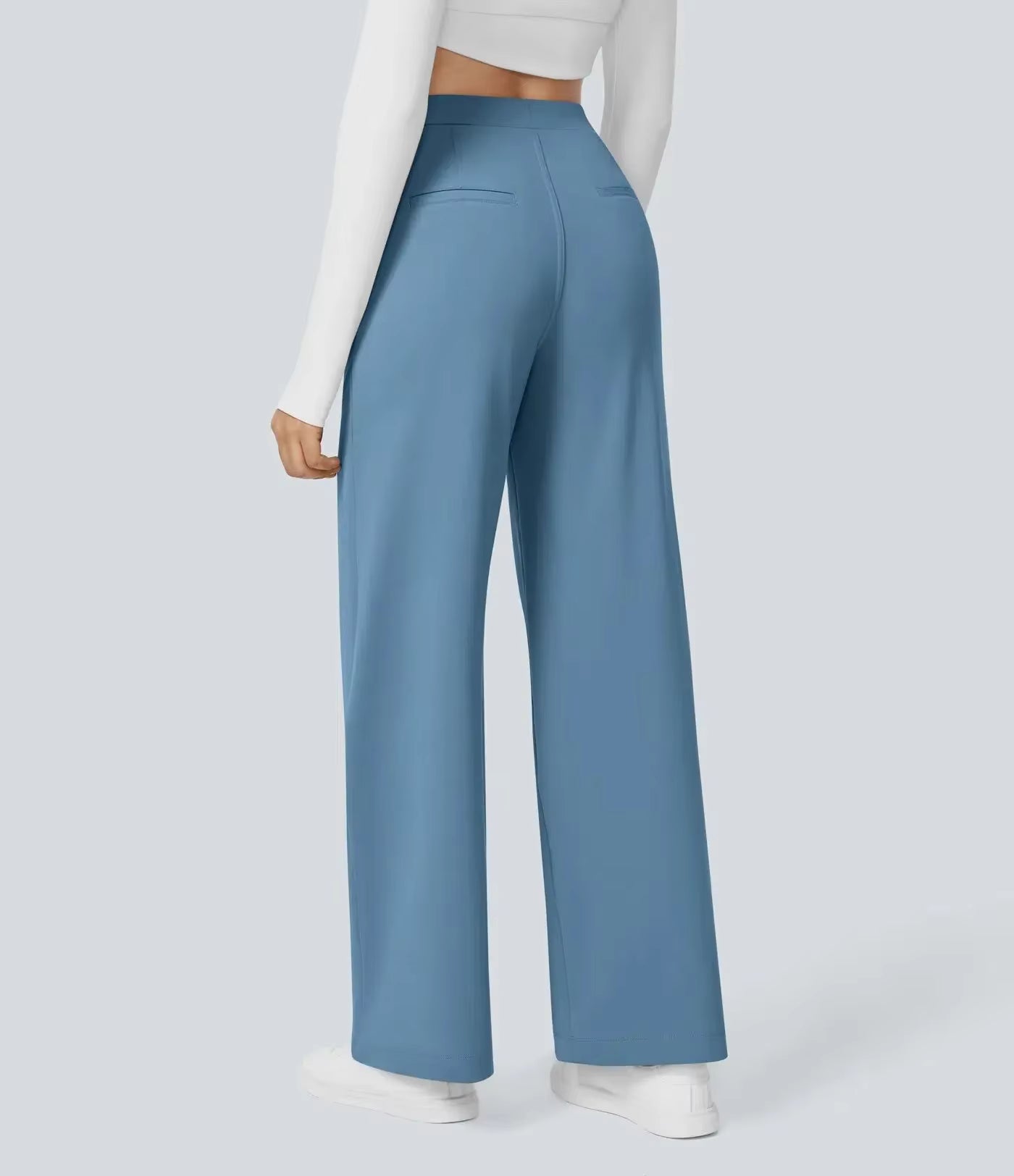 Caliah Signature - High Waist Wide-Leg Trousers