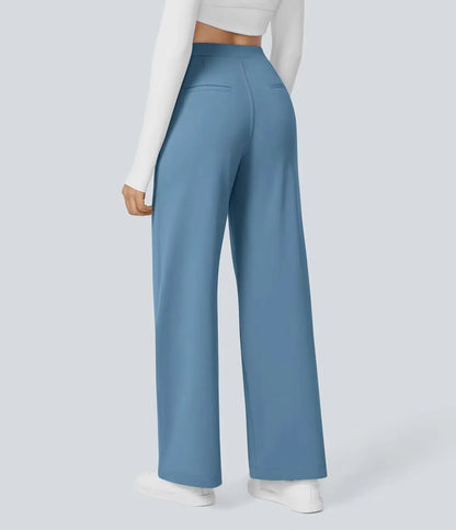 Caliah Signature - High Waist Wide-Leg Trousers