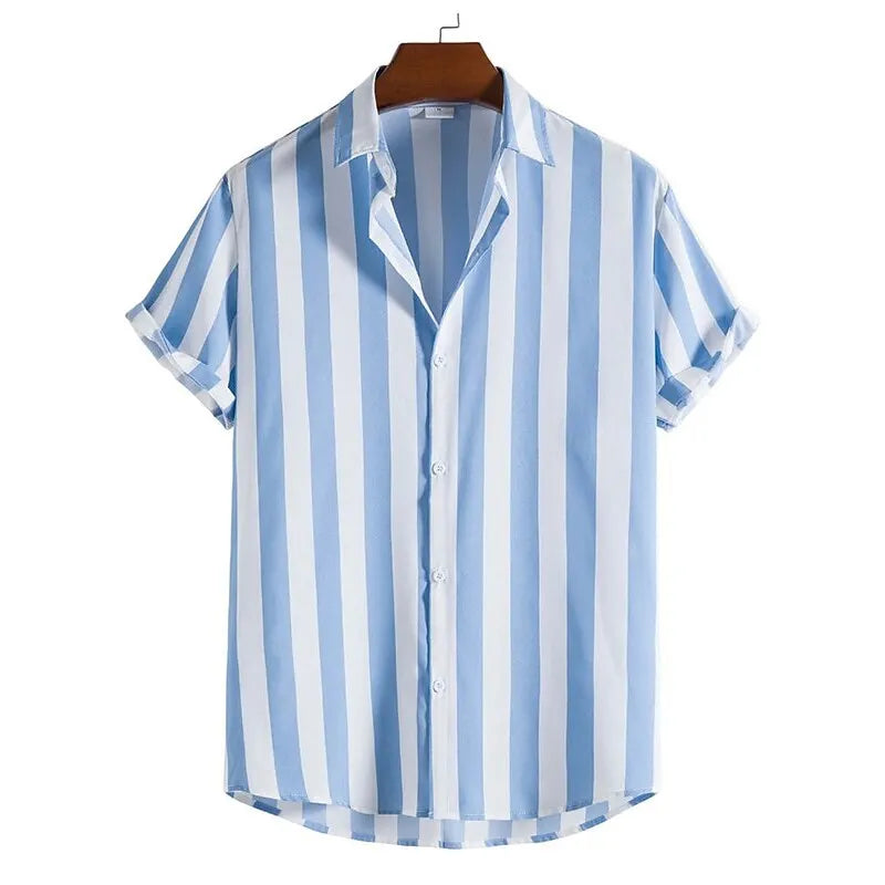 CALIAH - MEN'S STRIPE SHIRT