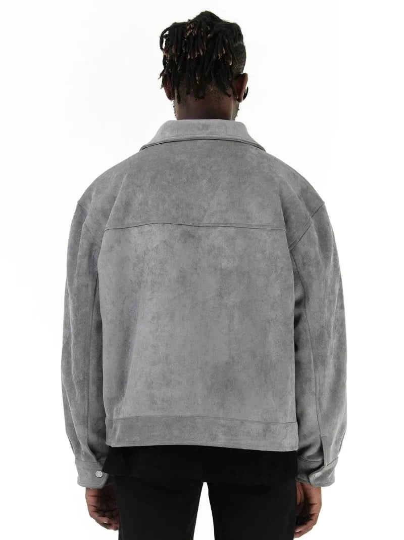 Caliah - Suede Jacket Oversized Bomber