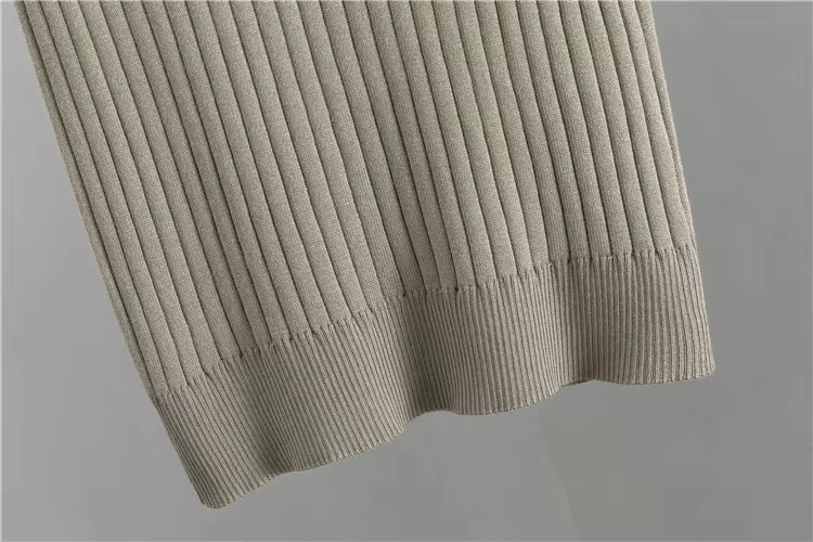 VERENA - Knitted Co-ord Suit – Cardigan, Top & Trousers