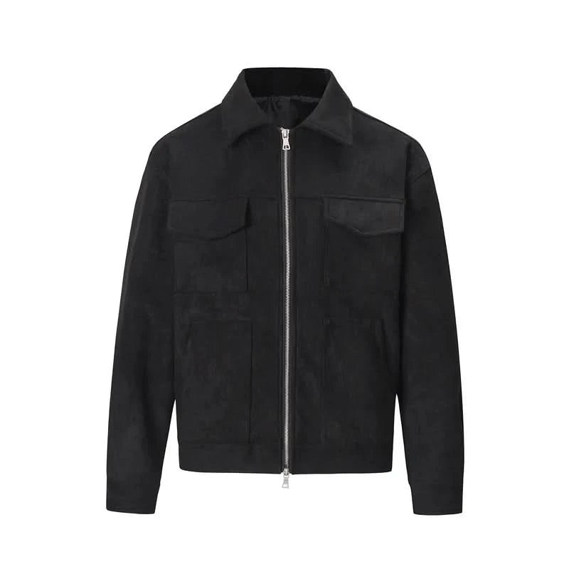 Caliah - Suede Jacket Oversized Bomber