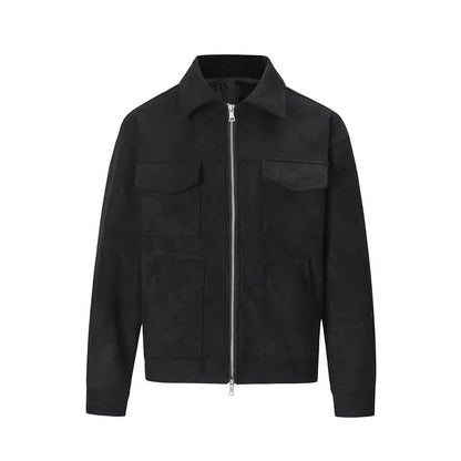 Caliah - Suede Jacket Oversized Bomber