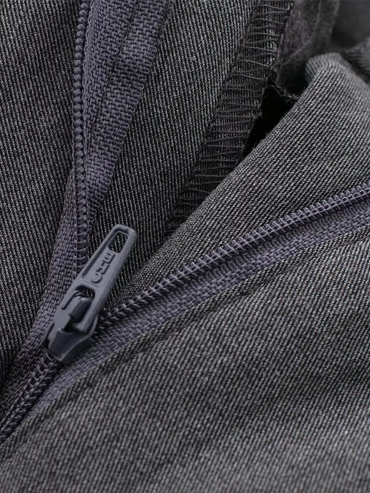 Caliah - Women's High Waist Straight Leg Trousers