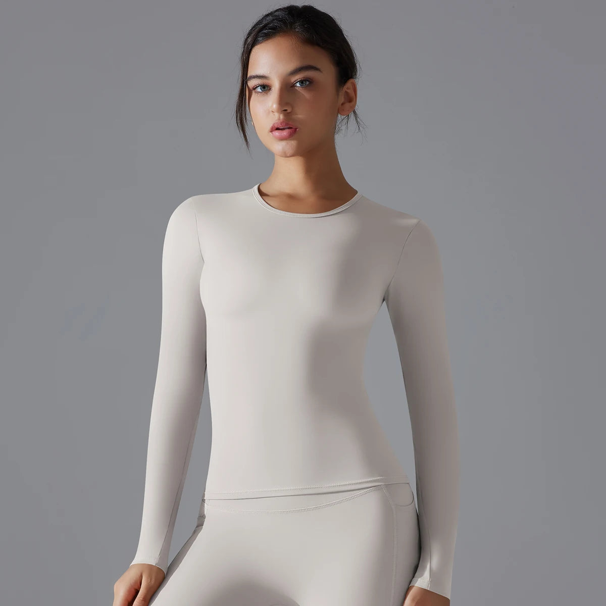 Caliah Gym - Elastic Long Sleeve Shirt Top