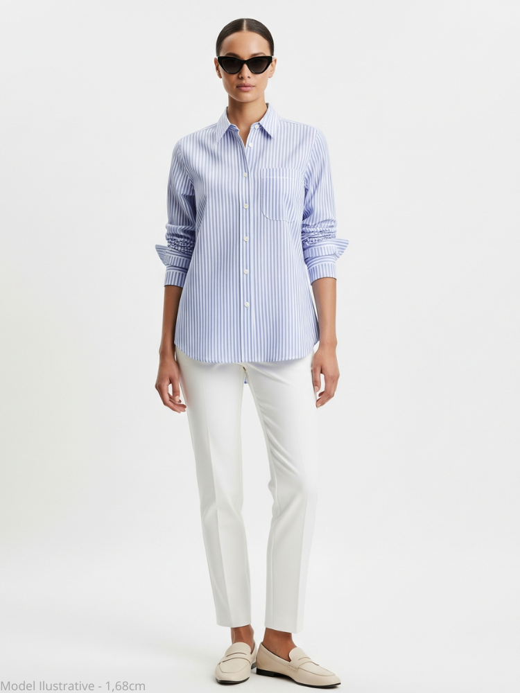 ZaLah - Women's Oxford Striped Shirt