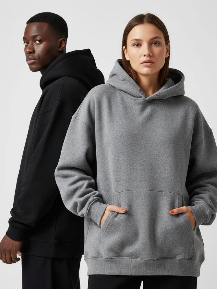 Caliah - 2 Pack Men’s Oversized Heavyweight Pullover Hoodies