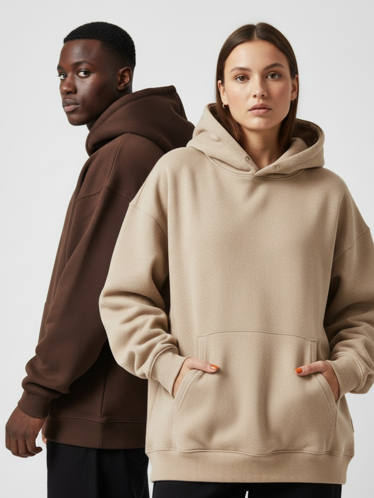 Caliah - 2 Pack Men’s Oversized Heavyweight Pullover Hoodies