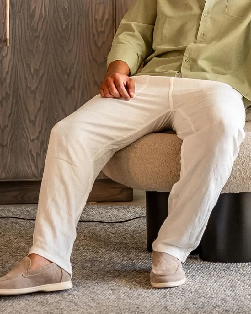 Caliah - Men Linen Pantalon