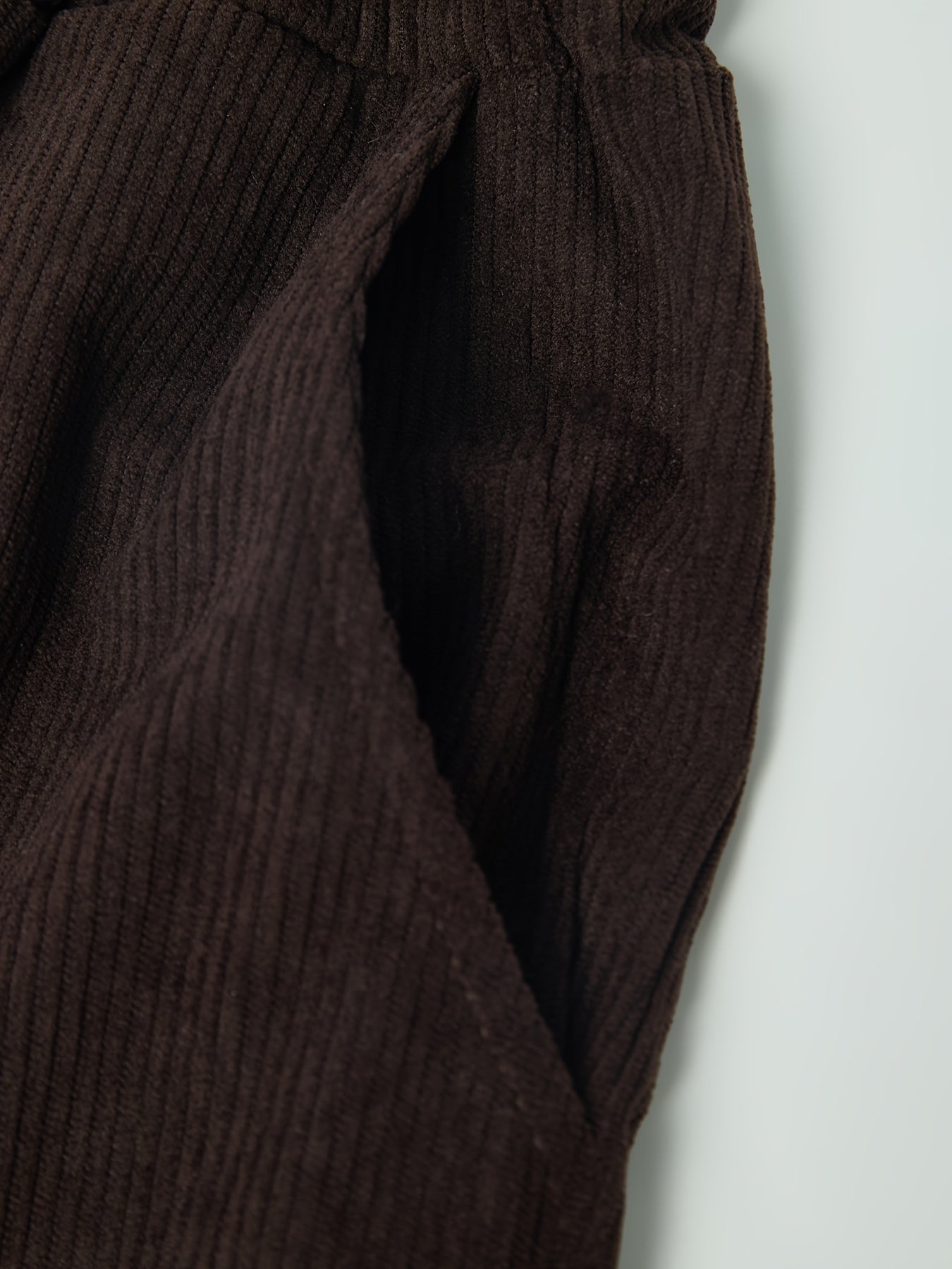 Caliah - Men's Corduroy Trousers & Half-Zip Jumper Set