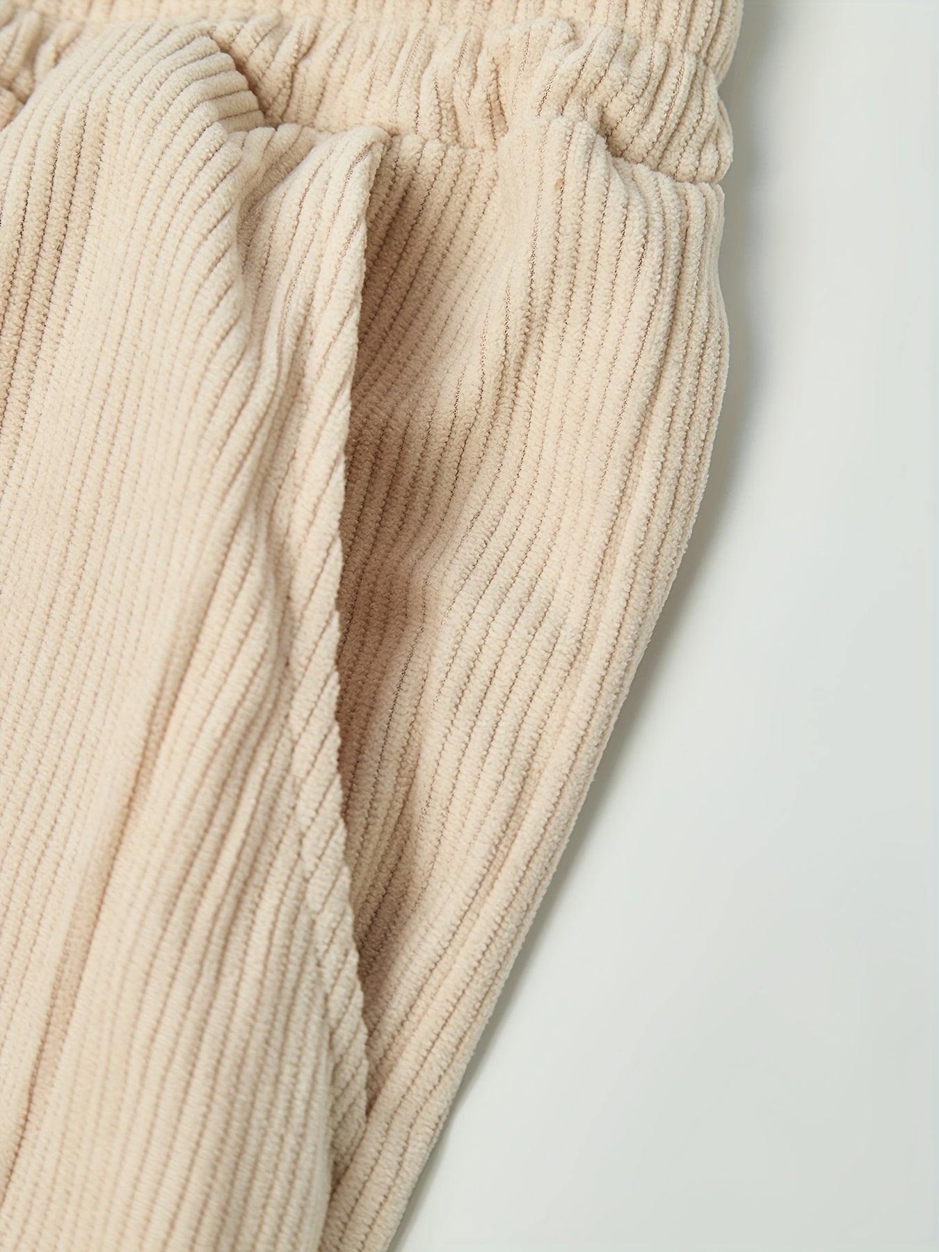 Caliah - Men's Corduroy Trousers & Half-Zip Jumper Set