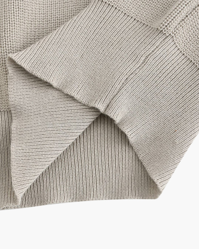 DRAVEN HALF ZIP SWEATER