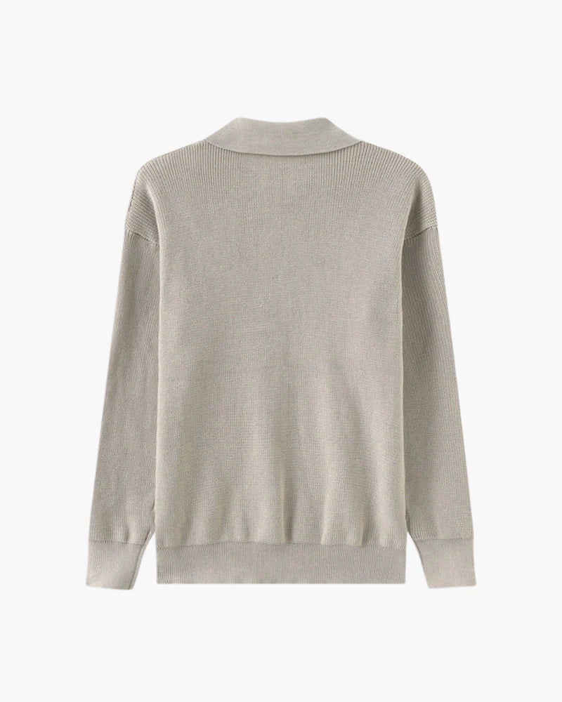 DRAVEN HALF ZIP SWEATER