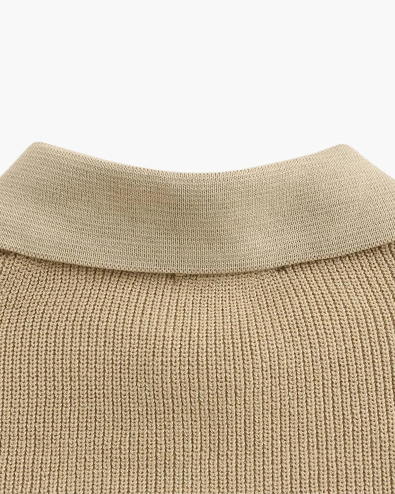DRAVEN HALF ZIP SWEATER
