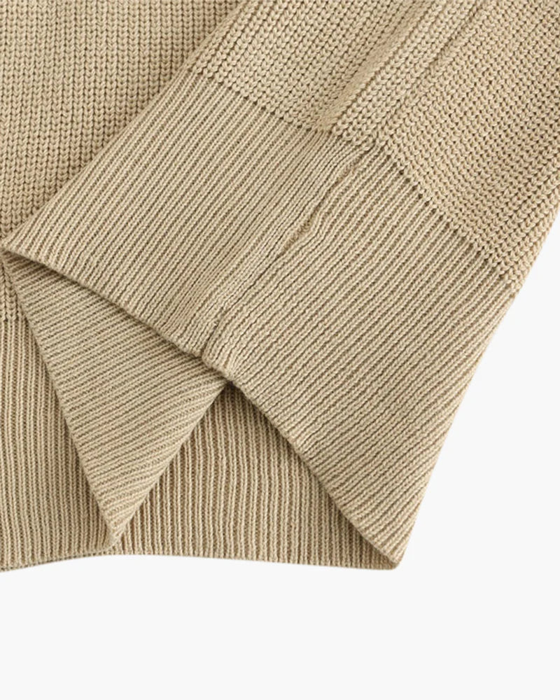 DRAVEN HALF ZIP SWEATER