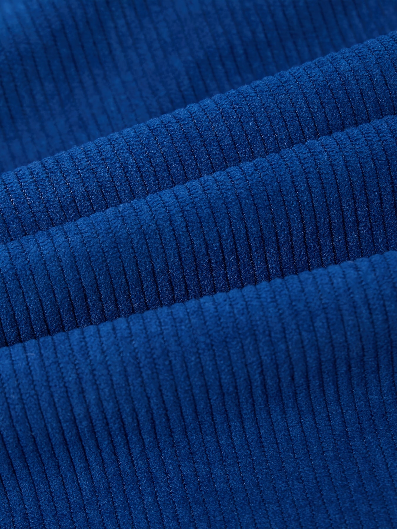 Caliah - Men's Corduroy Trousers & Half-Zip Jumper Set