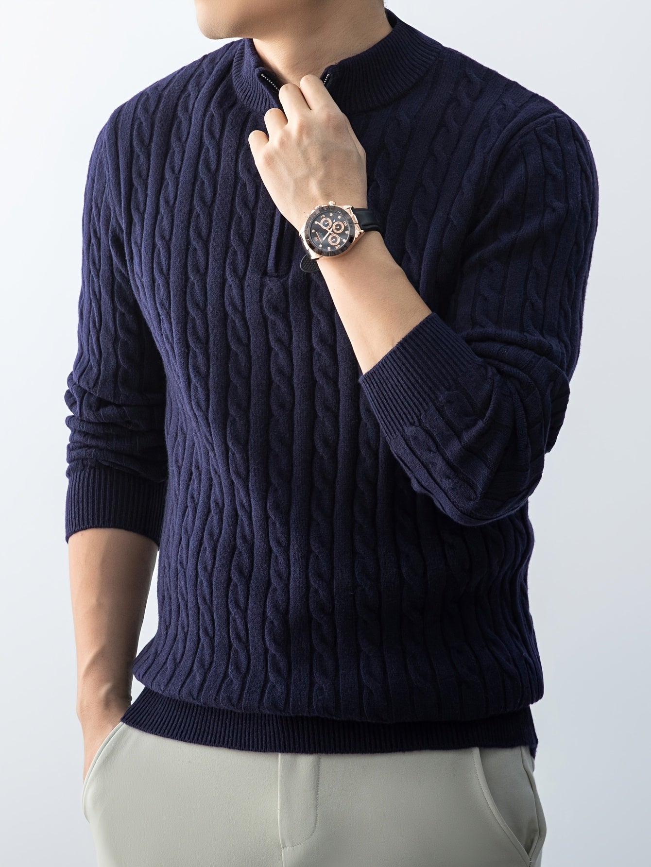 Veyron Knit Half ziper Sweater