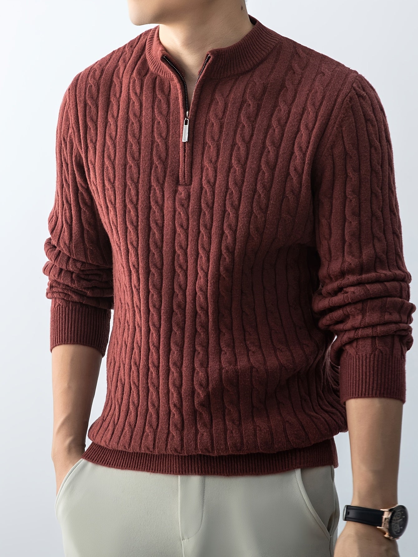 Veyron Knit Half ziper Sweater