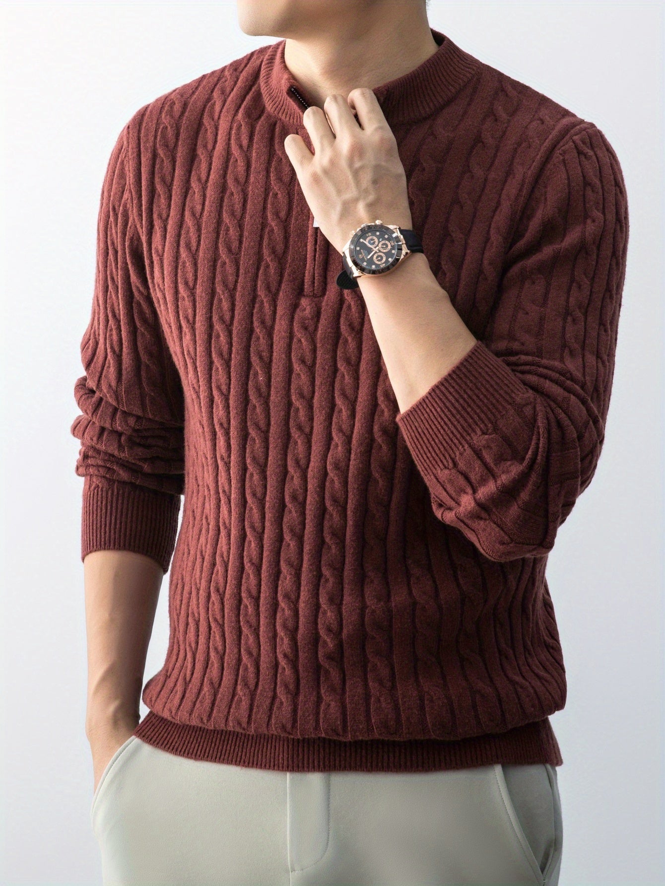 Veyron Knit Half ziper Sweater