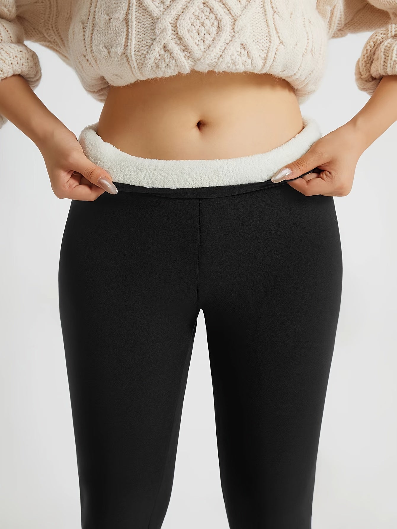 Caliah - Winter Warm High Waist Thermal Leggings