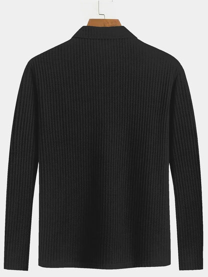 Caliah - Men’s Long Sleeve Polo Shirt