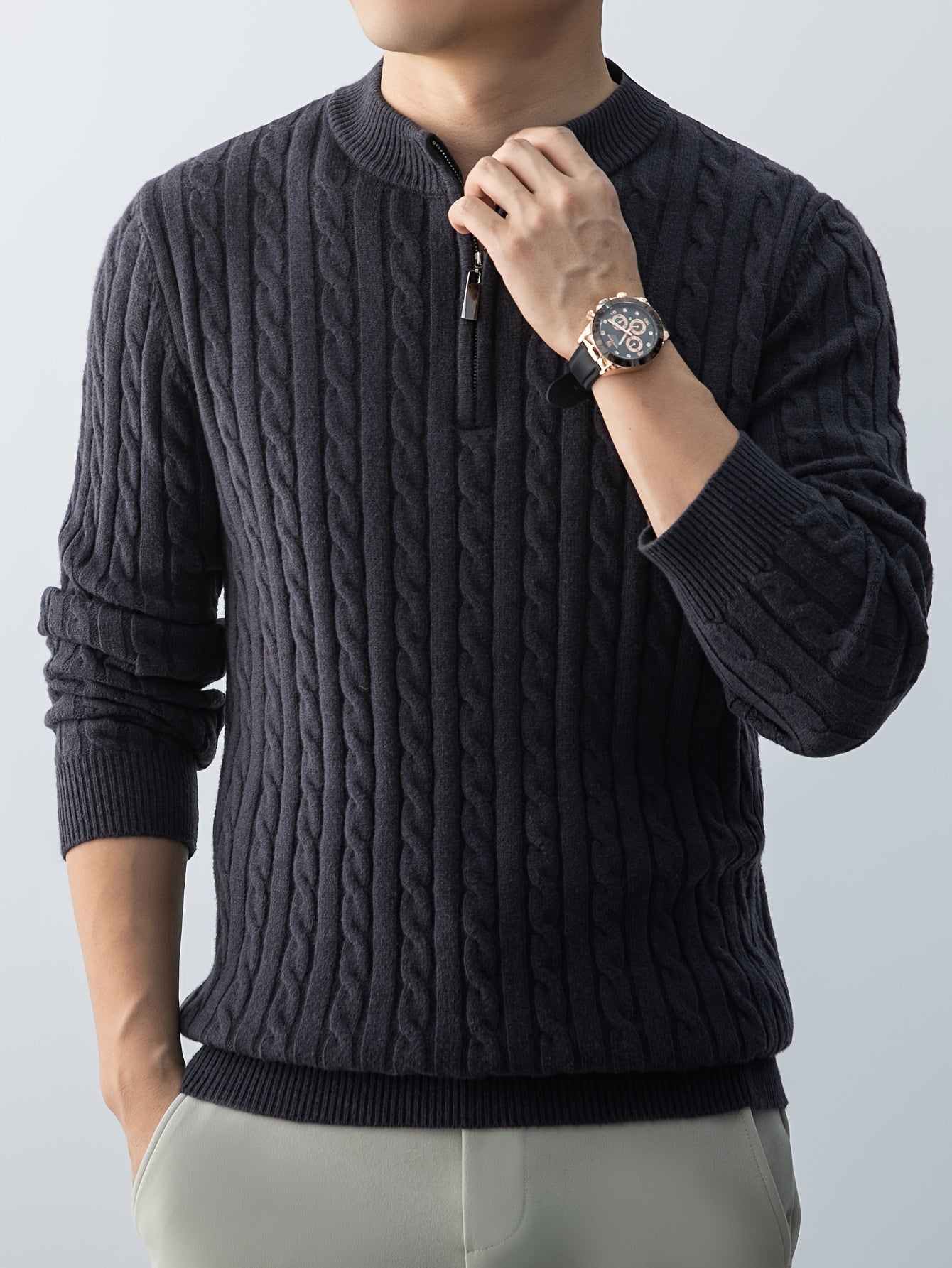 Veyron Knit Half ziper Sweater