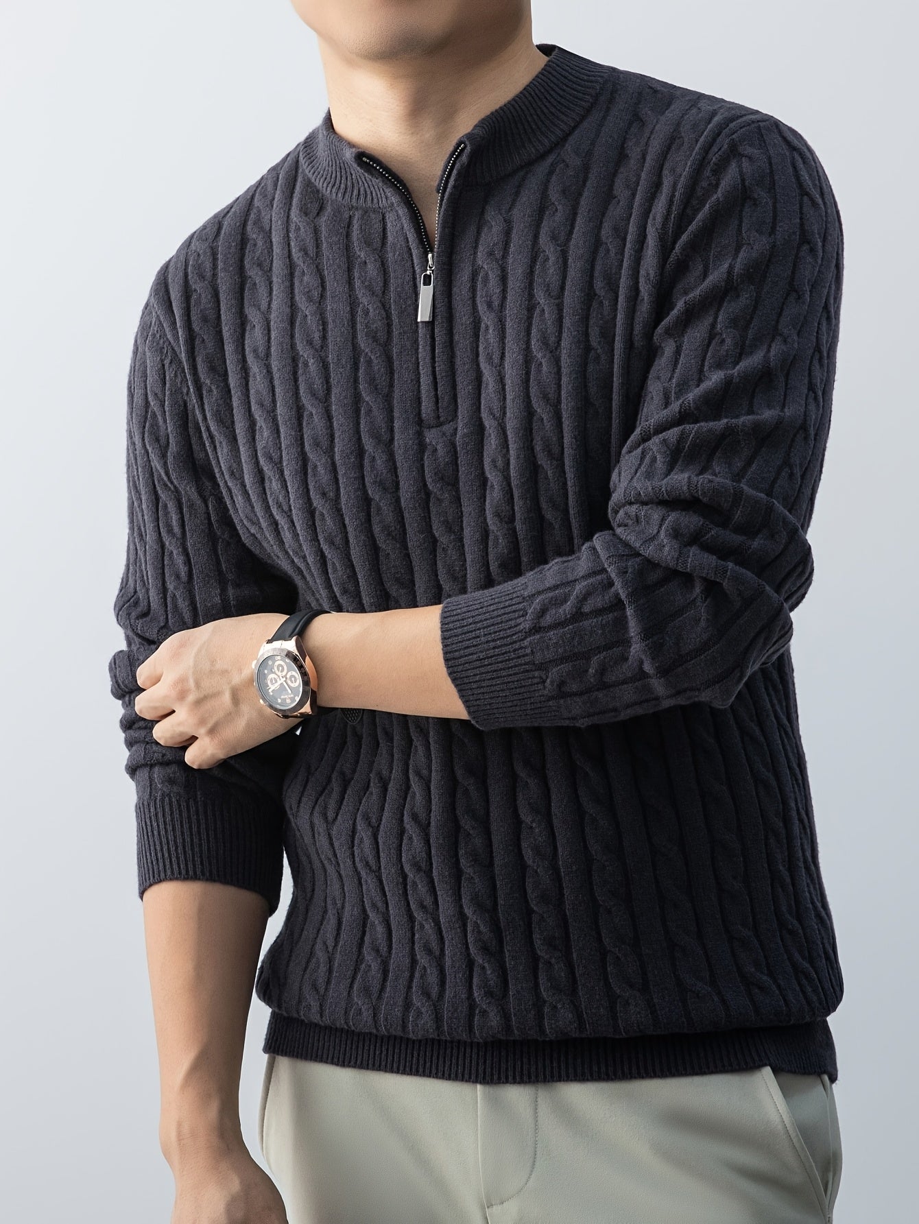 Veyron Knit Half ziper Sweater