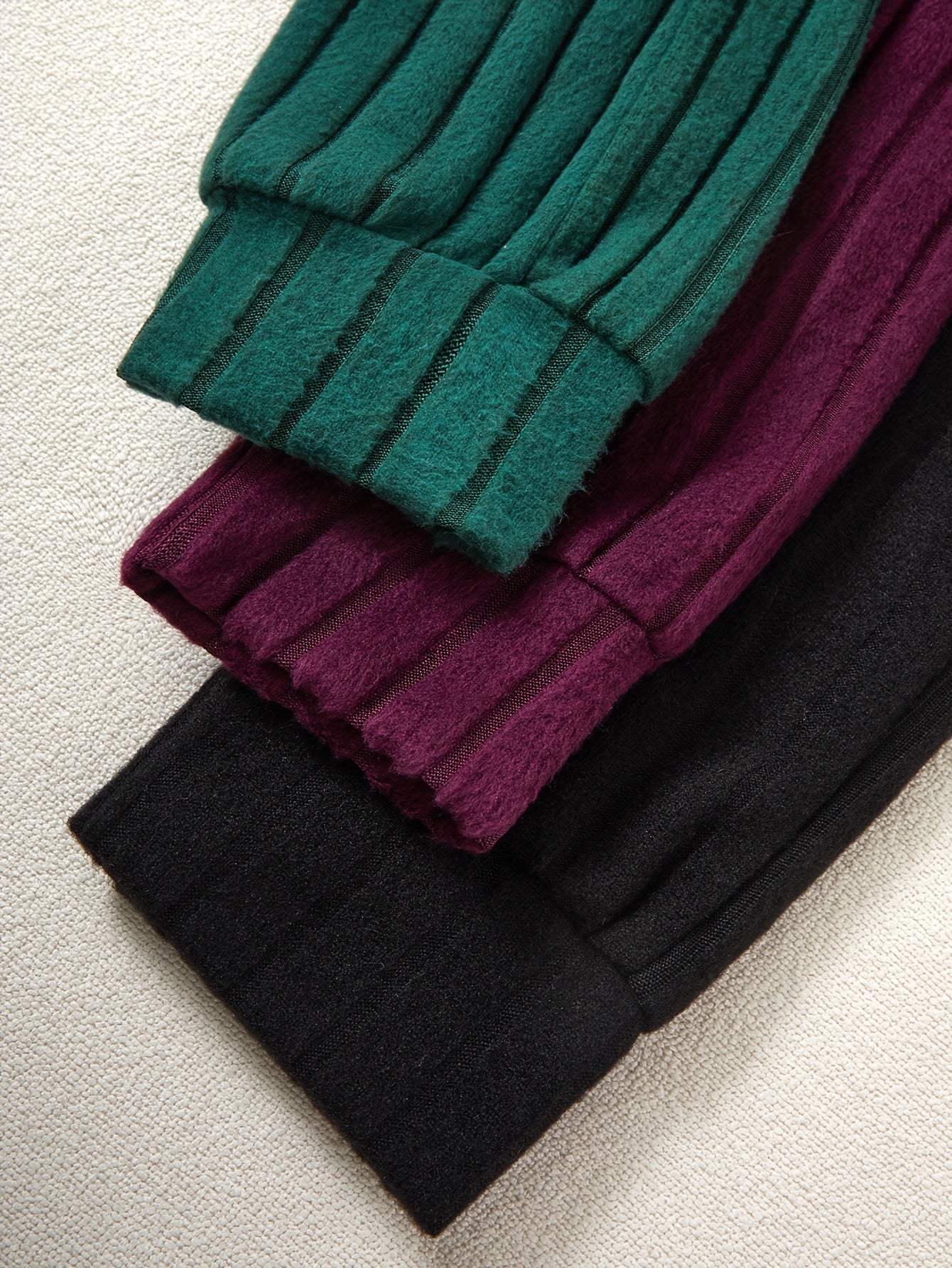 Women's 3 Piece Set – Ribbed Sweatshirt & Trousers