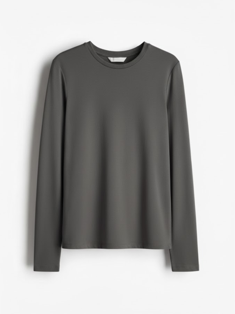 Caliah - Long-sleeve high-neck top