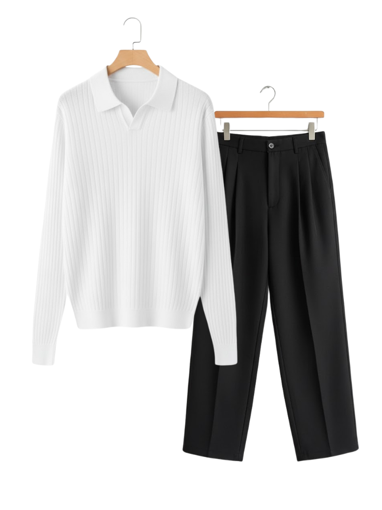 Caliah Ashford – Winter Set Men’s Sweater Knit & Trousers