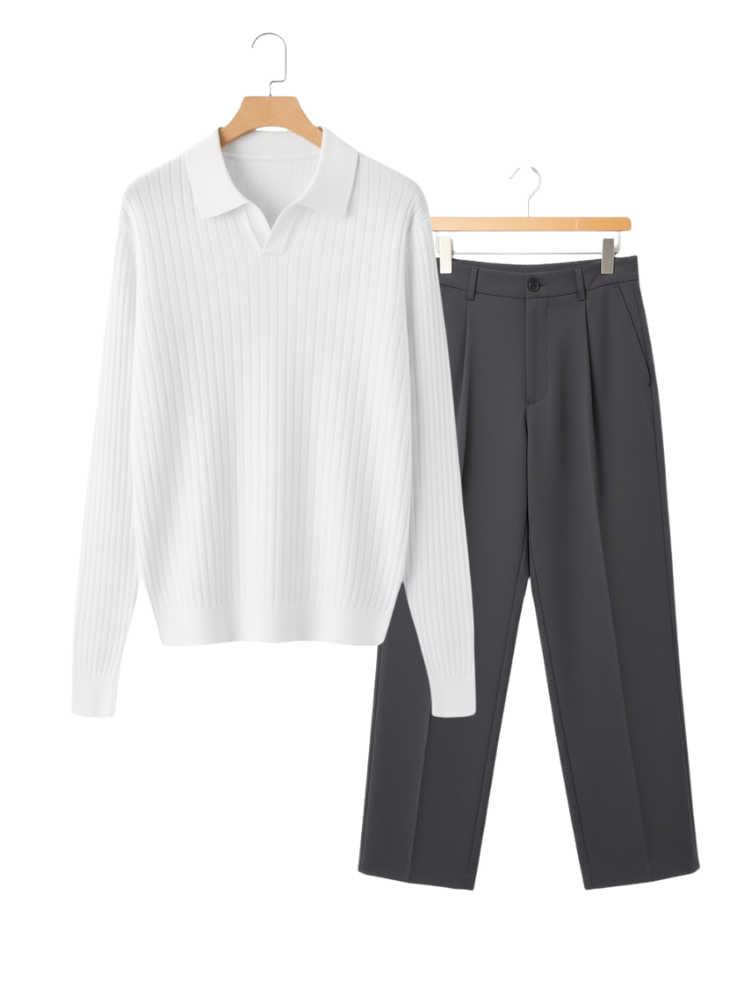 Caliah Ashford – Winter Set Men’s Sweater Knit & Trousers