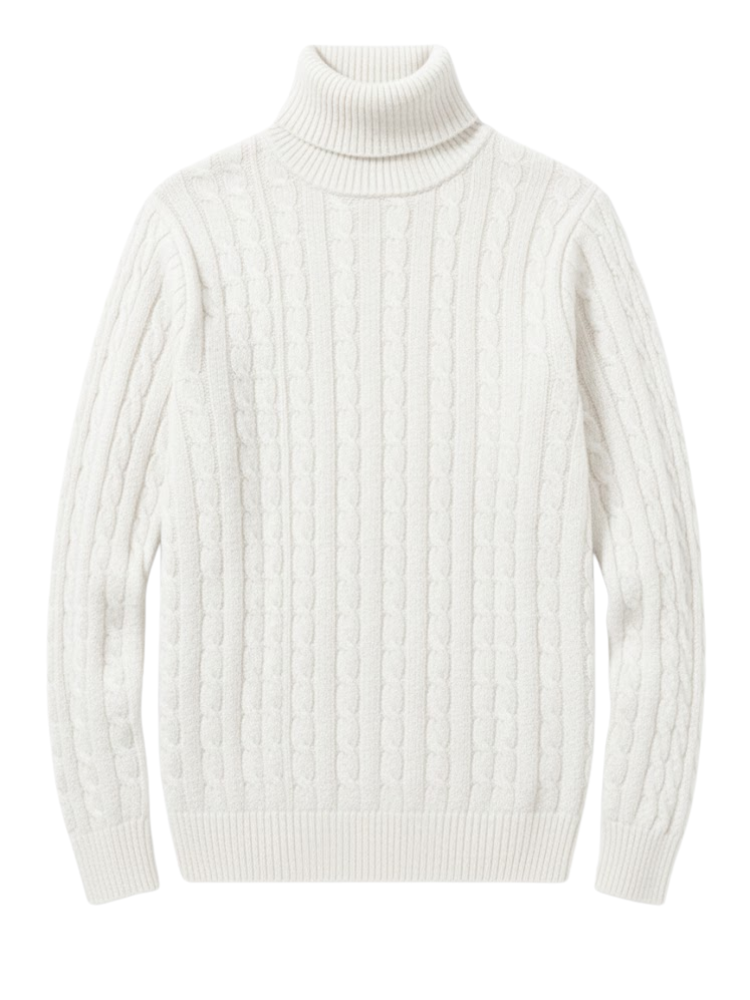 Caliah Classic – Winter Turtleneck Sweater & Trousers Set