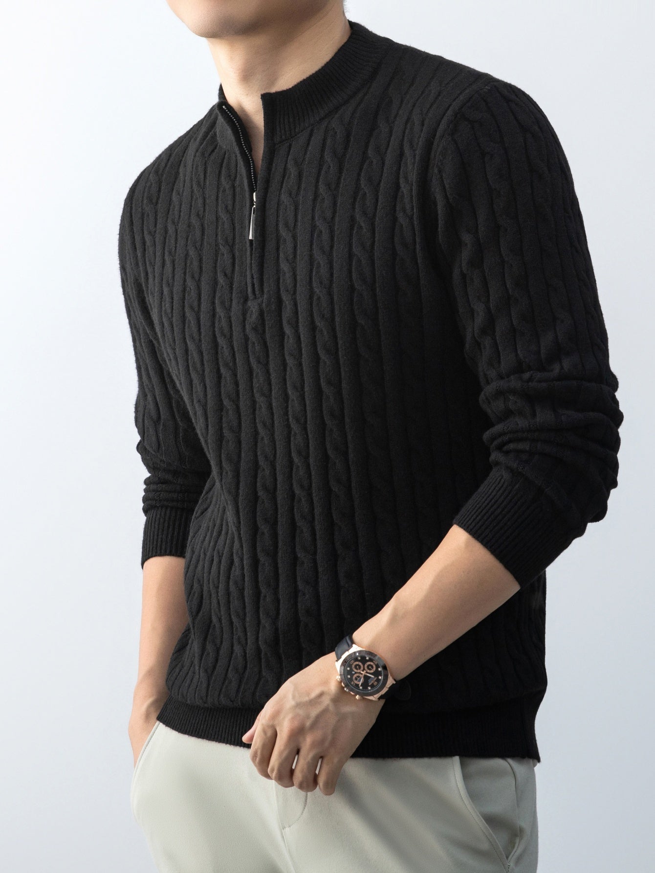 Veyron Knit Half ziper Sweater