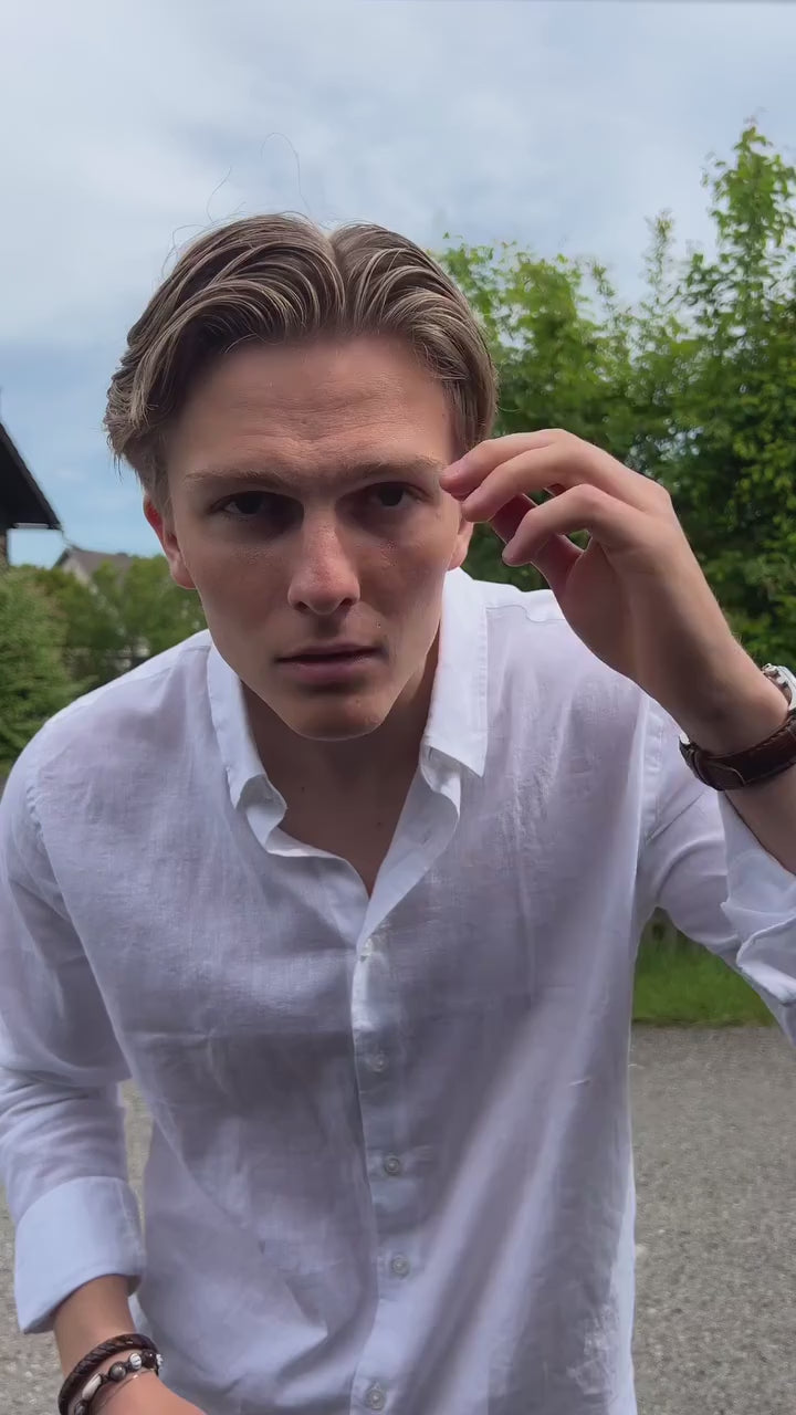 CALIAH - Shirt 100% Pure natural Linen