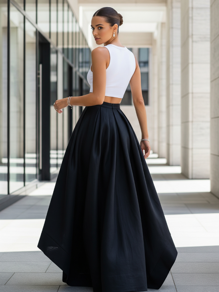 Caliah A-Line Maxi Skirt