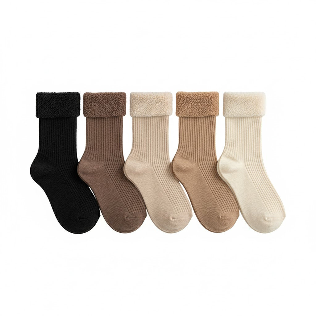 Caliah Fluffy Socks 5pairs